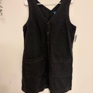 Old Navy Black Denim Mini Dress